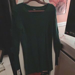 Forest green oversized sweater